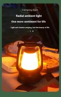Lámpara Portátil LED Recargable USB Retro Solar Para Camping Impermeable Con Luz De Emergencia Para Exterior Y Tienda De Camping - details 5