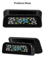 Sistema De Monitoreo De Presión De Neumáticos Para Coche TMPS Con Sensor Solar Alarma De Temperatura Para 4 Ruedas PECHAM CC0684 - details 14