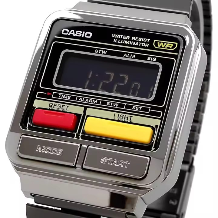 Reloj Casio Unisex Retro Vintage Alarma Cronómetro Luz LED - Funciones Múltiples - 1