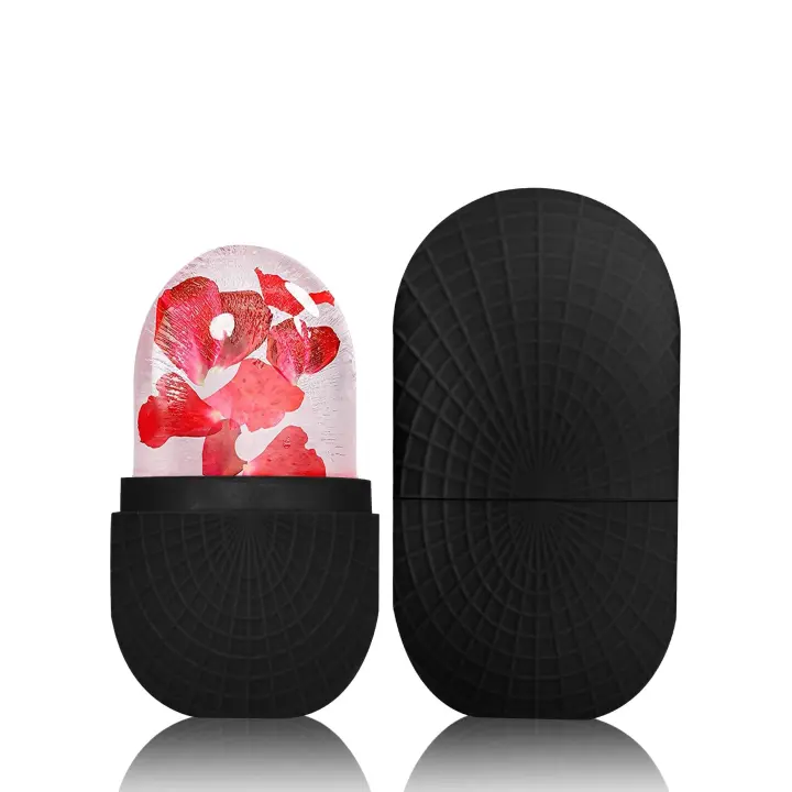 Rodillo De Hielo Para Cara Y Ojos Silicona Herramienta De Cuidado Facial Reutilizable Y Sellada Para Refrescar Y Fortalecimiento La piel - 1