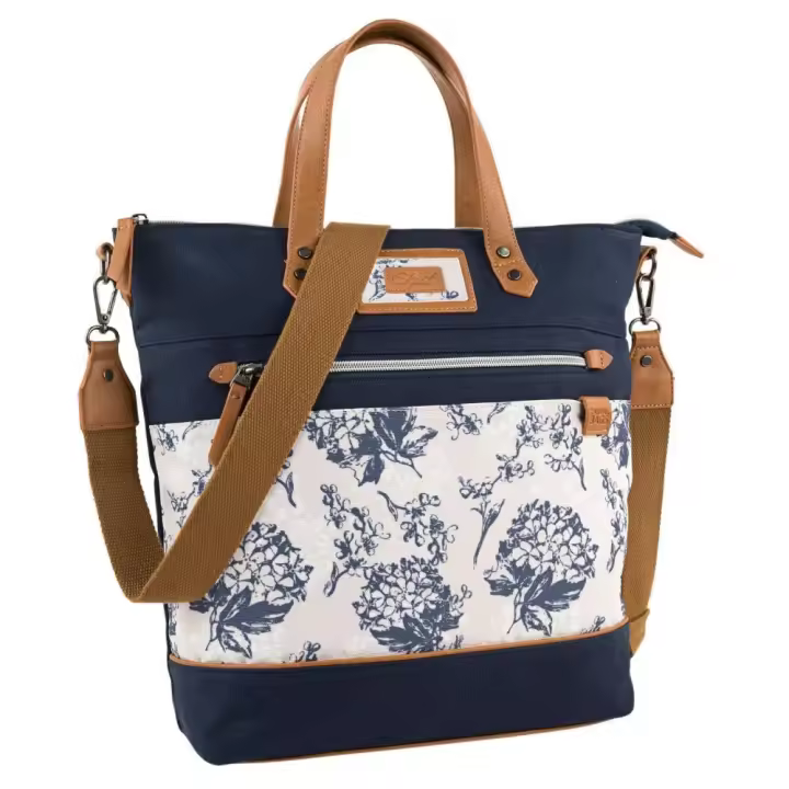Bolso Hombro Shopper Skpat Berkeley - Azul Marino, Organizadores Internos, Medidas 37x35x11 cm - 1