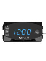 Medidor De Voltaje Digital Para Motocicleta 6V-30V 3 En 1 Reloj Y Termómetro Tester De Batería Medidor De Tiempo - details 9