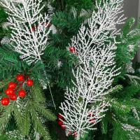 10/30PCS Pino Blanco Artificiales Navidad Adornos De Árbol De Navidad DIY Coronas De Navidad Decoración De Jardín Plantas Suministro De Decoración Año Nuevo - details 2