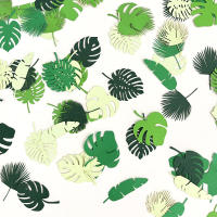 100pcs/pack Hojas De Tortuga Verdes Tropicales Para Decoración De Mesa Y Bodas Proporciones De Papel Sin Químicos Peligrosos - details 4