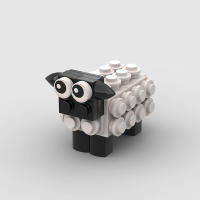 Juguetes De Bloques De Construcción Pequeños Y Creativos De Animales De Oveja Para Niños Regalos De Mascotas Dibujos Animados - details 0