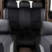 Funda universal para asiento de coche, funda de asiento de coche bordada de PU para todas las estaciones - details 1
