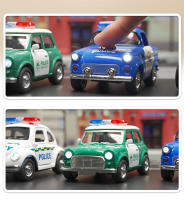 Coche De Juguete De Aleación Simulación Policial Adorable 1:38 Con Sonido Y Luz Modelo De Metal Para Decoración Y Regalo Para Niños - details 7