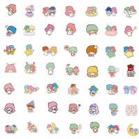 Pegatinas Sanrio Kawaii De Anime Para Cuadernos Botellas Y Scrapbooking 10/30/50/100pcs Dibujos De Little Twin Star - details 5
