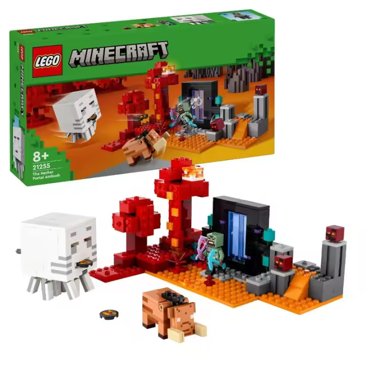 La Emboscada en el Portal del Nether LEGO Minecraft 21255 contiene 352 piezas - edad a partir de 8+ años 24L21255 - 1