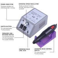Lima de uñas eléctrica INF con 12 accesorios para lijar/pulir - details 0