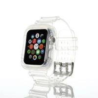 Carcasa Transparente + Correa Para Apple Watch Series 9 8 7 6 SE 5 Compatible Con Iwatch 3 Correa De Plástico 38mm 40mm 42mm 44mm 45mm 49mm - details 32