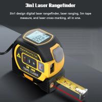 Medidor De Láser Y Cinta Métrica 3 En 1 Dispositivo De Medición Para La Construcción Medidor De Distancia Digital LCD Con Cinta De 5M Y Medidor Láser De 60M - details 14