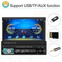 Receptor De Radio Bluetooth Podofo Android Auto 1 Din Pantalla HD Retractil De 7'' Carplay Reproductor MP5 Para Coche Con Conector USB Doble - details 4