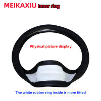 Cubierta De Volante De Coche En Cuero PU Embossado Con Cuadros Estéreo Adecuada Para 14.5-15 Pulgadas Suministros De Interior De Coche Con Anillo De Goma - details 1