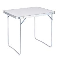 STARLEY-Mesa de Camping Plegable,Mesa plegable en Madera MDF y Acero para acampar,Picnic, jardín,playa,Largo 70 cm x Ancho 50 cm,Blanco,Negro - details 0