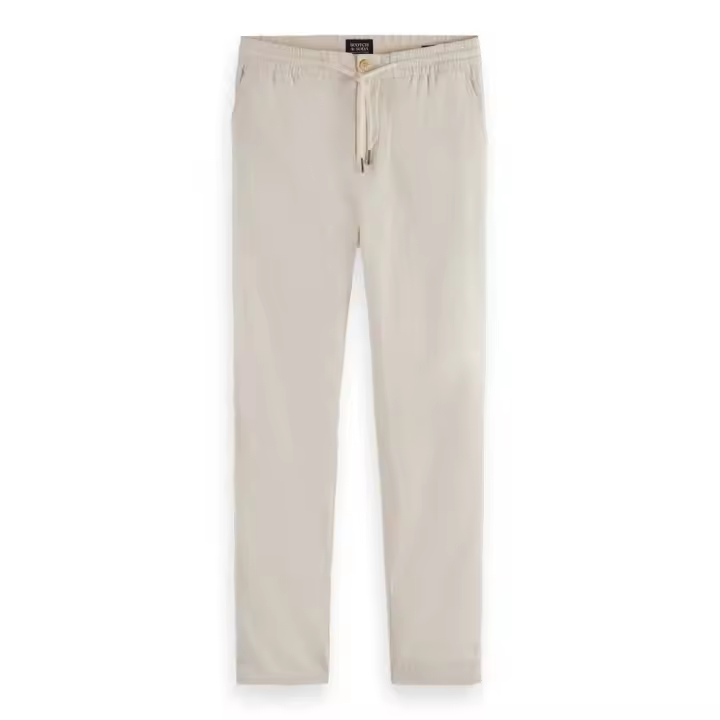 Ropa hombre Pantalones Scotch & Soda Pantalones 179180 Blanco - 1