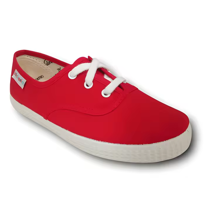 Victoria Zapatilla Lona Sneakers 06613 ROJO calzado niños Summer ROYALE CORDONETS - 1