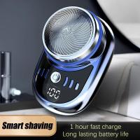 Afeitadora Eléctrica Portátil Para Viajes Mini Para Hombres Cabello Y Barba Recargable Sin Cable Tamaño De Bolsillo Para Carro Y Hogar - details 1