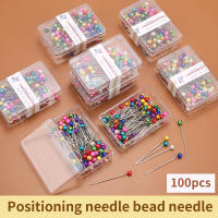 Pins De Costura Redondos Colores 100/300/500pcs Cabeza De Perla Herramientas De Costura Para DIY Y Taille De Vestido - details 0