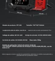 Cargador De Batería Automático Inteligente 20A/10A 12V/24V Para AGM GEL WET Ácido Plomo Carga Rápida Pulso Reparación Para Coche - details 25