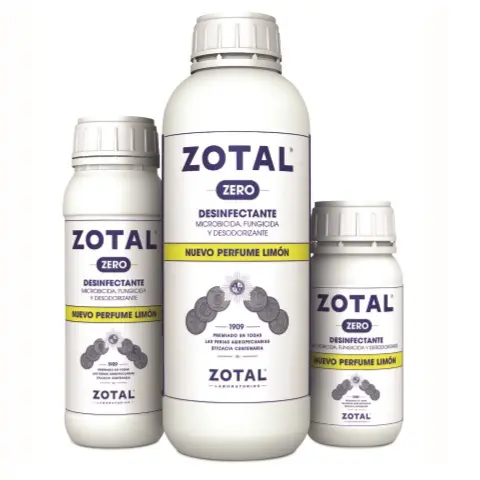 ZOTAL Zero desinfectante de Uso Doméstico e Industrial con Olor a Limón 500 ml - 1