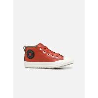 Zapatillas Converse para niñas Chuck Taylor All Star Street Boot - Sneakers unisex para niños color Naranja/Negro (Rugged Orange/Black) de cuero - details 1