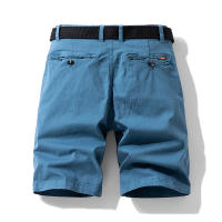 Shorts Casuales Para Hombres Algodón Puro Estilo Recto Moda Verano Pantalones Deportivos Trabajo Cinco Puntos Caballo - details 8