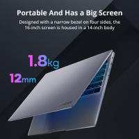 Portátil Ordenador Ninkear N16 Pro 16 Pulgadas 32GB DDR5 1TB SSD Intel Core i7-13620H 10 Cores Max 4.9GHz, IPS 2560*1600, 165Hz ,5+2.4G WiFi 6, USB 3,0, Bluetooth 5.0, HDMI,1*USB2.0 2*USB3.0 1* Tipo-C completo 1*HDMI 1*RJ45, carga Tipo-C de 65W, desbloque - details 5
