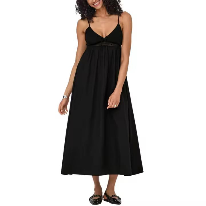ONLBRIAR STRAP LONG DRESS WVNBlack - 1