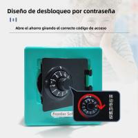 Caja De Ahorro Mini Banco Retro ATM Caja De Dinero Con Contraseña Automática Para Monedas Y Billetes Caja De Seguridad Regalo De Navidad - details 6