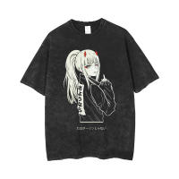 Camiseta Vintage Para Hombre Camiseta De Algodón Holgada Con Mangas Cortas Estampado Acido Estilo Casual Unisex - details 2