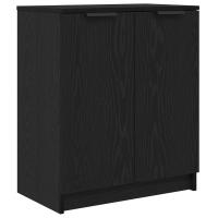 Cabinet para zapatos vidaXL Negro Roble 59x35x70 cm Madera elaborada - details 1