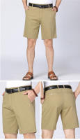Shorts De Algodón 100% Para Hombre De Longitud Media Marca Clásica Ropa Cómoda Shorts De Playa Pantalones Cortos Rectos Cierre De Cremallera - details 10