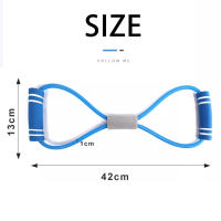 Banda De Resistencia En Forma De 8 Para Gimnasio Doméstico Yoga Entrenamiento De Fuerza Equipamiento De Fitness Elástico Para Hombres Y Mujeres - details 8