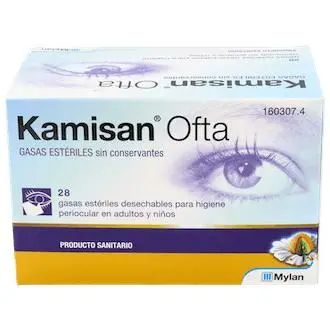 Kamisan Ofta Sin Conservante Higiene Periocular 28Uds - 1