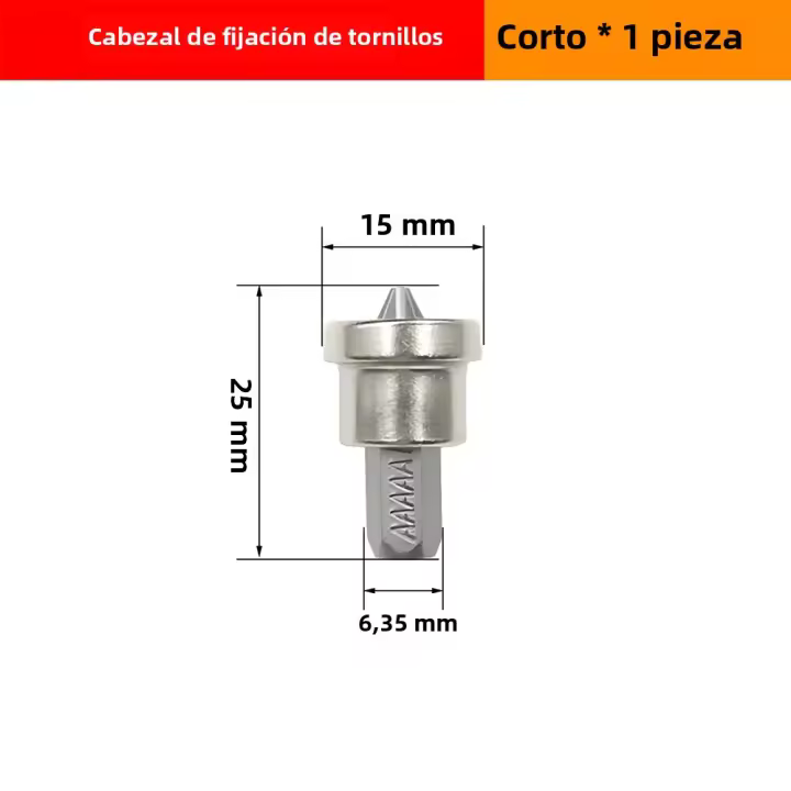 Juego De Herramientas De Encogedor De Yeso Con Cabezal De Destornillador Y Bit De Taladro PH2 Herramienta De Carpintero Para Perforación De Madera - 1