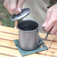 Taza De Camping De Titanio 450ml Utensilios De Cocina Para Exteriores Set De Cocina Para Viajes Y Pícnic Equipamiento De Mesa De Turista - details 4