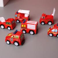 Mini Coche De Juguetes Para Niños Camión De Incendio Vehículo De Ingeniería Con Retroceso Inercia Regalo Para Niños De Edad 4-6 - details 2