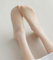 Calcetines Invisibles De Verano Para Mujer Ultrafinos Antiaderentes De Silicona Malla Sin Mostrar Seda De Hielo Sólidos Calcetines De Barco - details 4