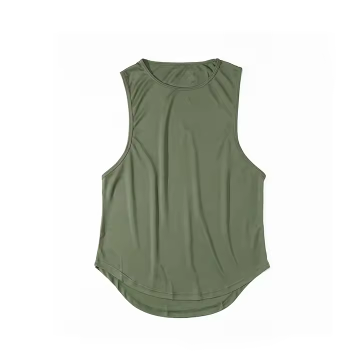 Camiseta Deportiva Sin Mangas Para Hombres Secado Rápido Transpirable Para Correr Entrenamiento Maratón Fitness Vest Top - 1