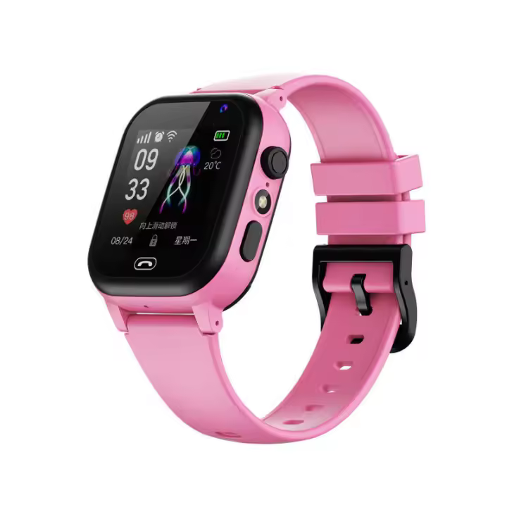 Charla multifuncional impermeable de la cámara con pantalla táctil y cámara trasera de 13MP Reloj Inteligente Para Niños 4G con Llamada SOS GPS Tracker LBS Sim Cartel - 1