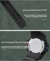 Reloj Deportivo Militar OFNS Para Hombre Estilo G Lujo 50M Impermeable Multifuncional Cuarzo LED Digital Con Alarma Y Calendario - details 7