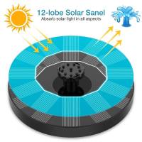 Bomba De Fuente Solar 3.5W Con Panel Solar Y Tubo De Agua De 4.9FT Para Baño De Pájaros Decoración De Jardín Y Bebida De Mascotas - details 5