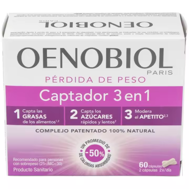 Oenobiol Captador Grasas 3 En 1 60Caps - 1