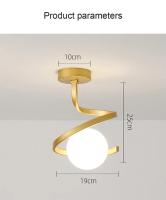 Lámpara De Techo LED Para Decoración De Habitaciones Y Estudios Luz Moderna Para Dormitorio Sala De Estar Comedor Y Pasillo - details 6