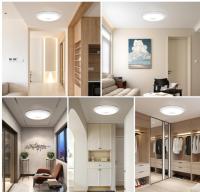 Plafon LED Techo con Sensor de Movimiento, 20CM Lampara Techo Sin Cables con Batería 1200mAh, Recargable Luz LED Techo Regulable Plafón Techo para Porche, Baño, Balcón - details 2