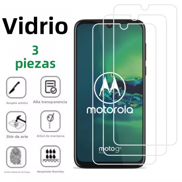 Protector De Pantalla De Vidrio Templado Para Motorola Moto G15 Power 3Pcs Anti-Scratch HD Film Compatible Con Moto G15 Power - 1