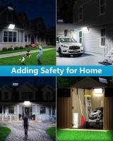 Luz Solar Exterior,400LED Focos Led Exterior Solares 3 Modos, Blanco Frío Impermeable Luces Solares Led exterior Jardin para Seguridad e Iluminación(2 Paquete [Clase de eficiencia energética A ++]) - details 4