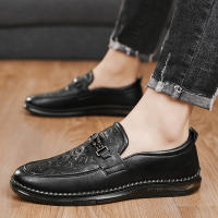 Zapatos De Cuero De Alta Calidad Para Hombre Loafers Italianos De Lujo Casual Transpirables Zapatos De Vestir Slip-on Para Conducir - details 22