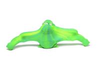 Puckator Muñeco niños Gorila de Goma Aplastable infantil jóvenes Tiktok 18cms max.  Stretch deformable al golpearlo contra el  suelo en color verde y morado - details 7